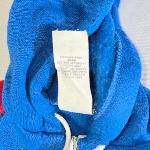 Blue Kids Matching Set with Red and White Accents - Picture 3 of 10